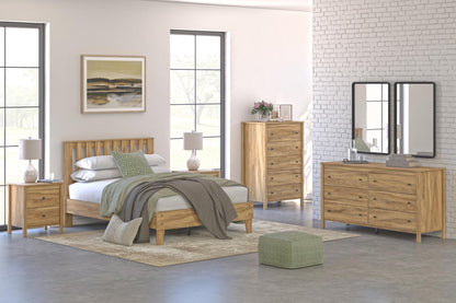 Bermacy Queen Platform Panel Bed