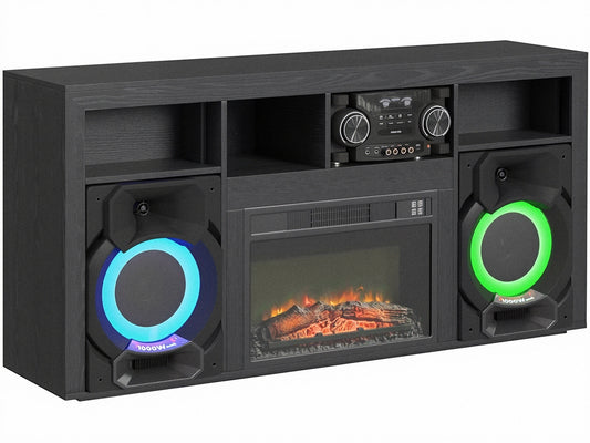 Lydic Fireplace with Sound System